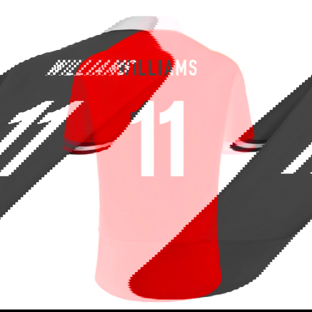 2023-2024 Wales Rugby Home Cotton Shirt (Williams 11)