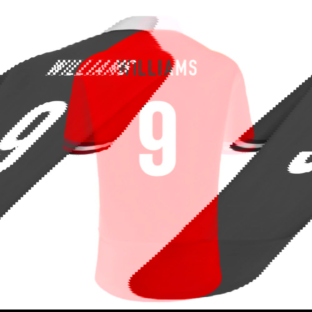 2023-2024 Wales Rugby Home Cotton Shirt (Williams 9)