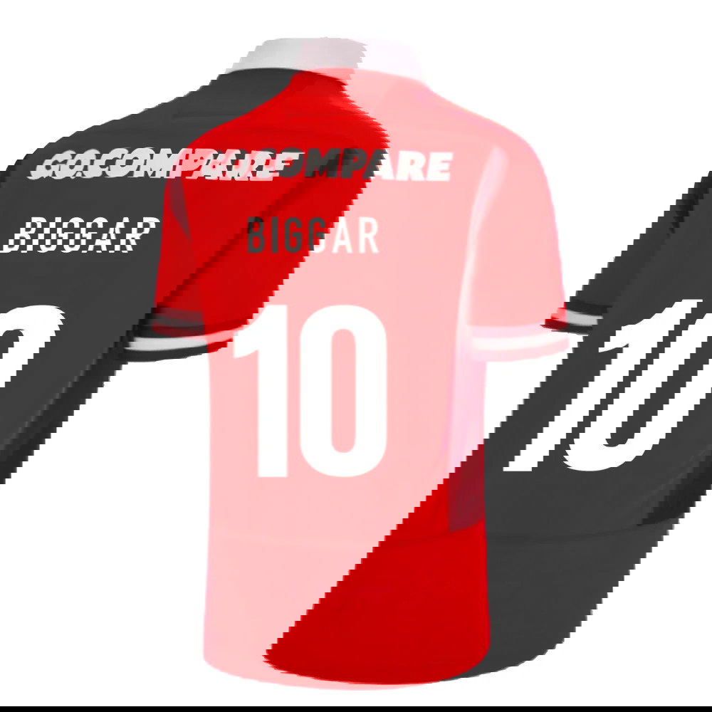 2023-2024 Wales Rugby WRU Home Poly Shirt (Biggar 10)