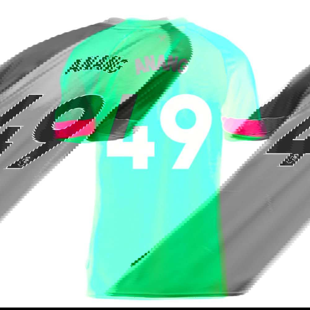 2023-2024 West Ham Home Goalkeeper Shirt (Green) - Kids (Anang 49)