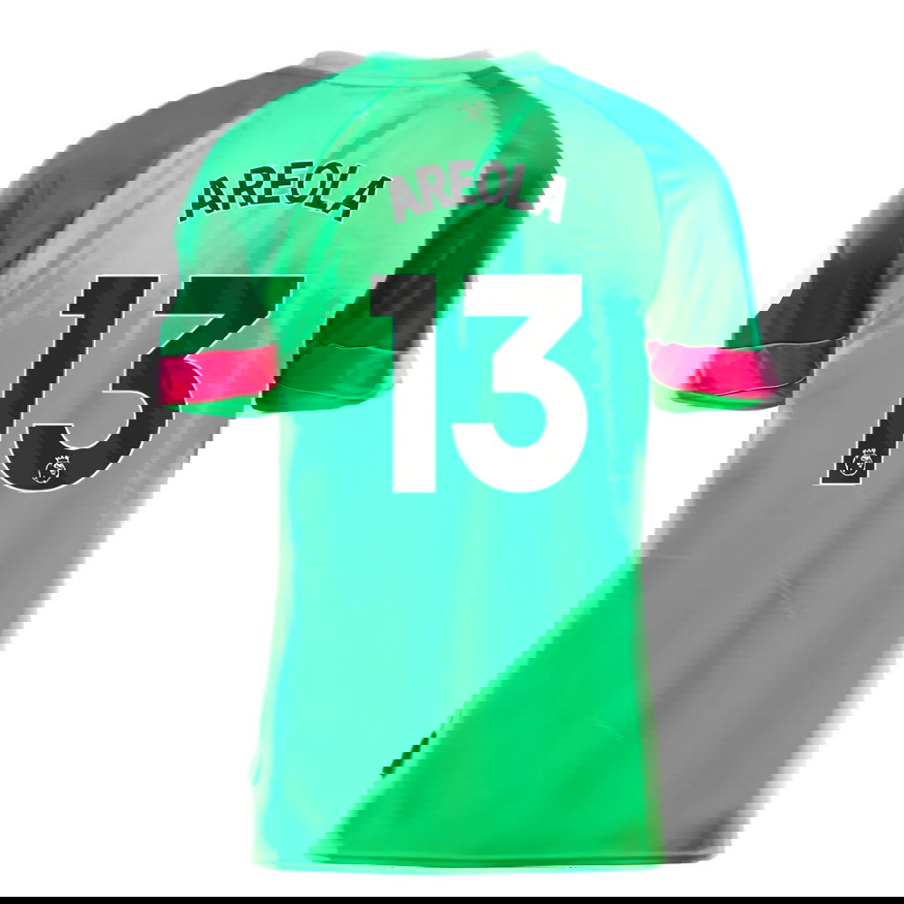 2023-2024 West Ham Home Goalkeeper Shirt (Green) - Kids (Areola 13)