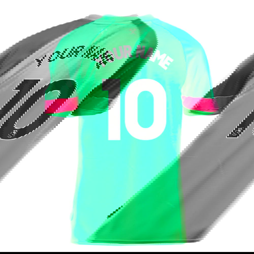 2023-2024 West Ham Home Goalkeeper Shirt (Green) - Kids (Your Name)