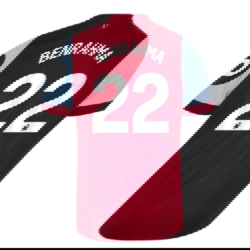 2023-2024 West Ham Home Shirt (Kids) (BENRAHMA 22)