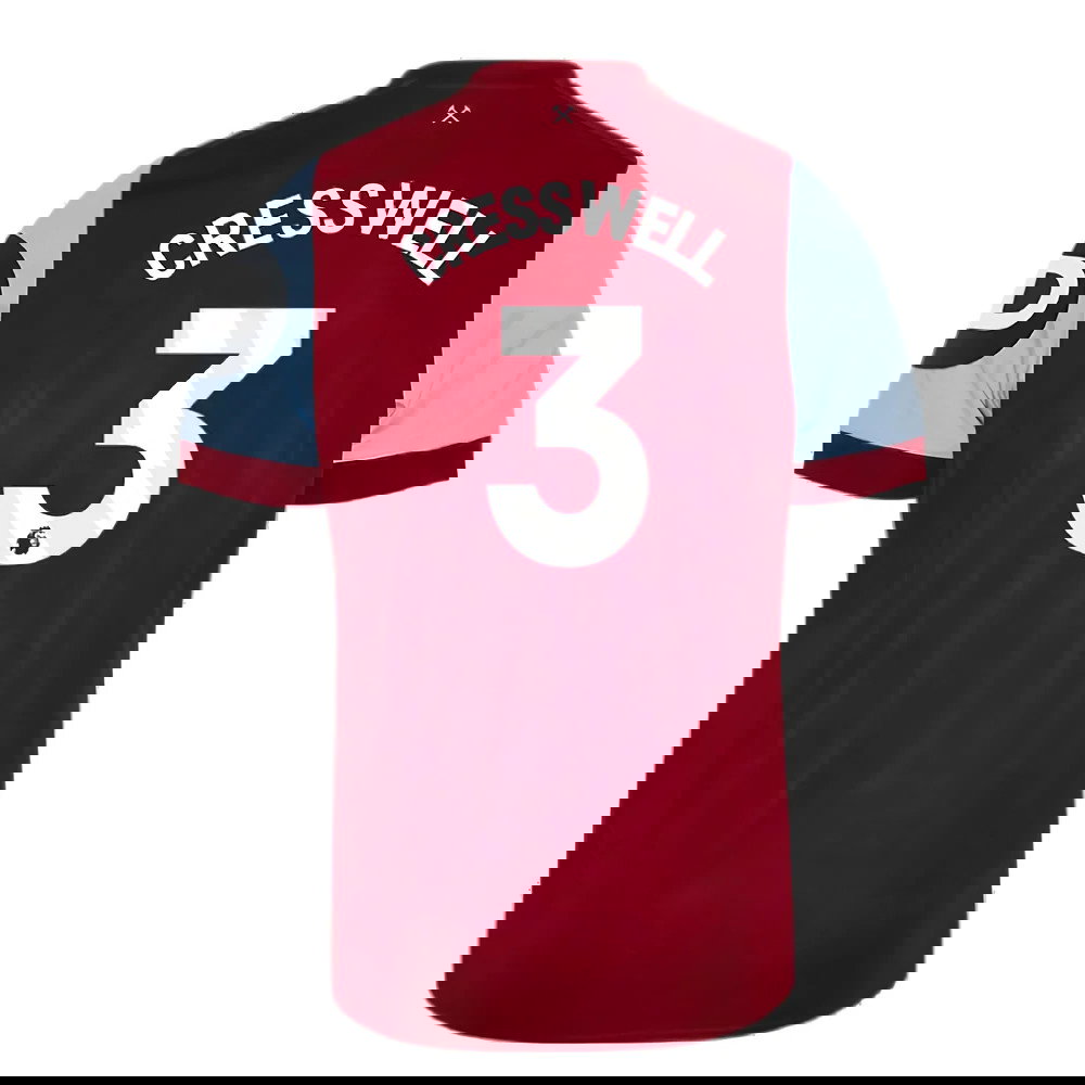 2023-2024 West Ham Home Shirt (Kids) (CRESSWELL 3)