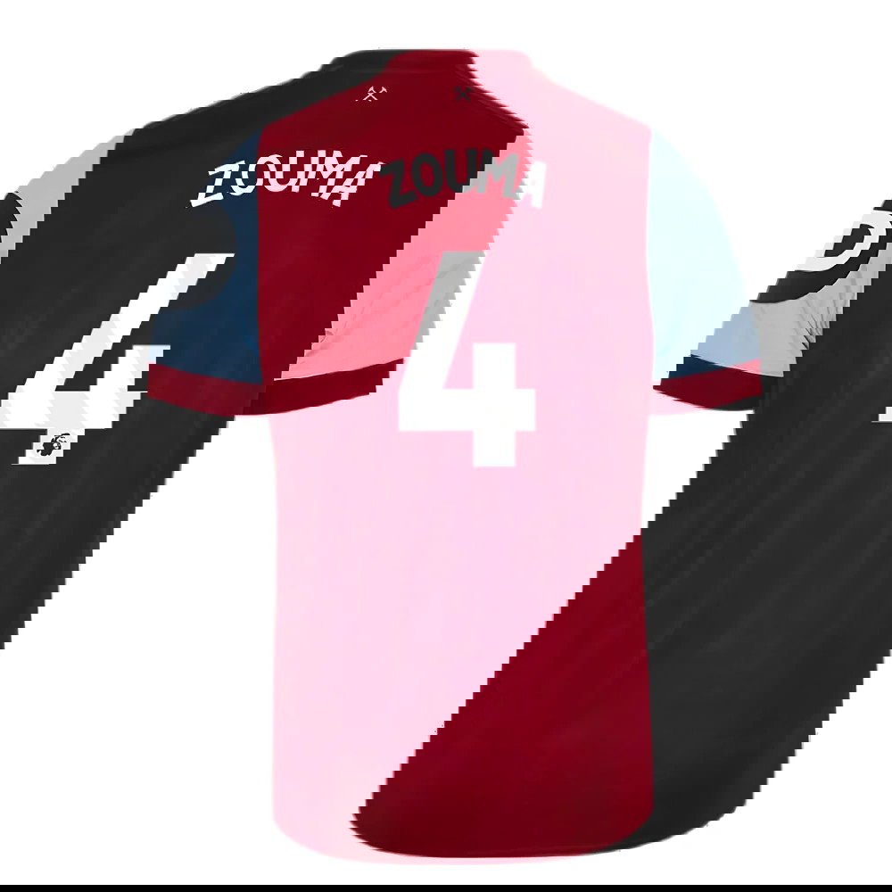 2023-2024 West Ham Home Shirt (Kids) (ZOUMA 4)