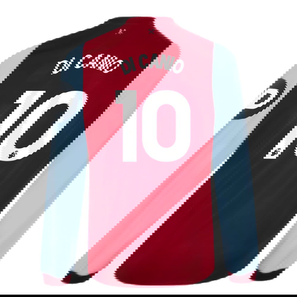 2023-2024 West Ham Long Sleeve Home Shirt (Kids) (DI CANIO 10)