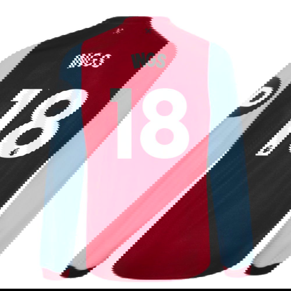 2023-2024 West Ham Long Sleeve Home Shirt (Kids) (INGS 18)