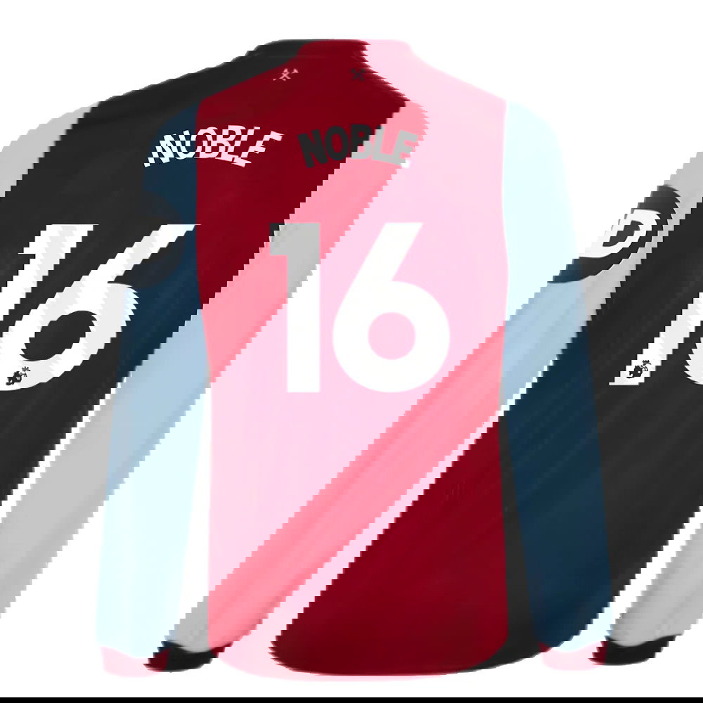 2023-2024 West Ham Long Sleeve Home Shirt (NOBLE 16)