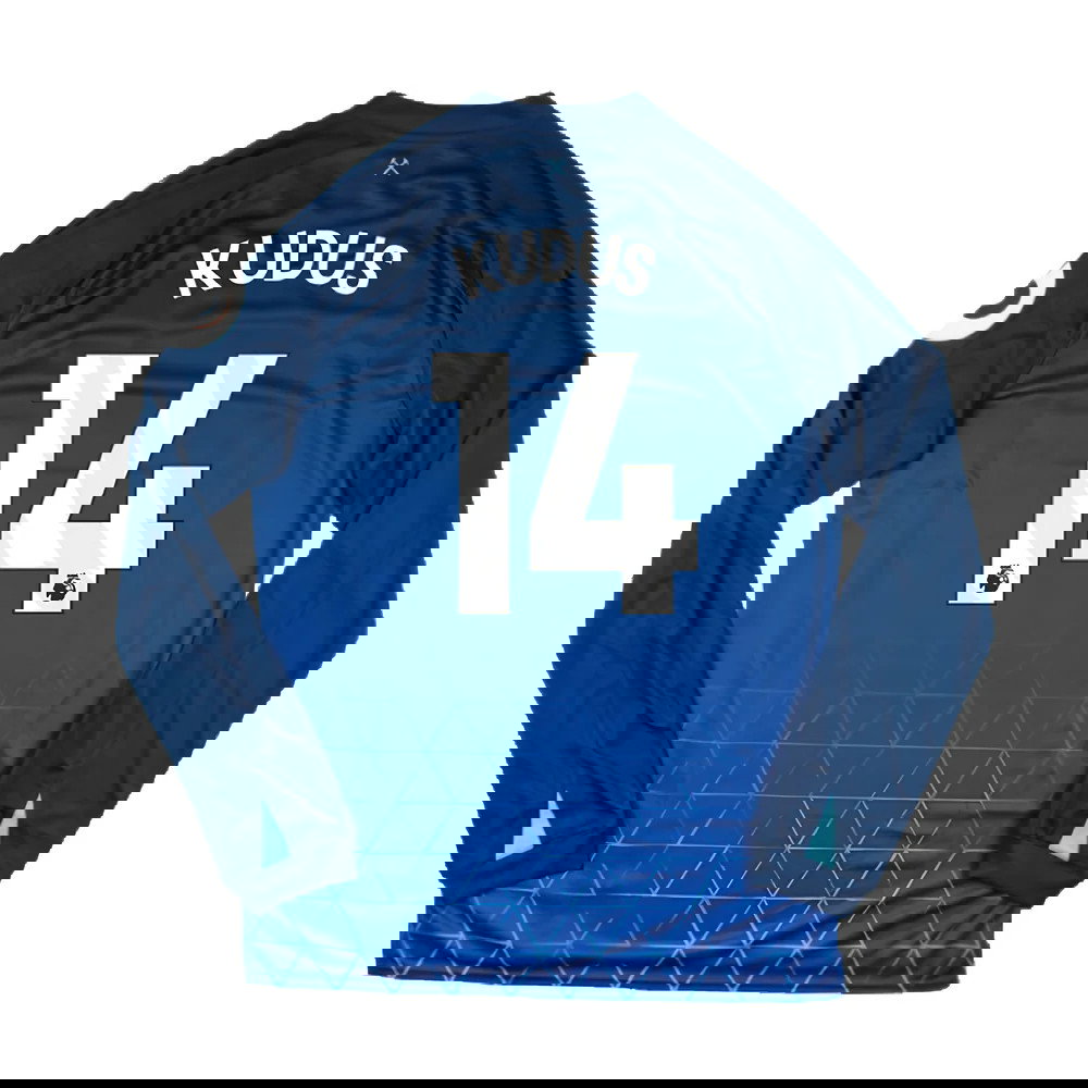 2023-2024 West Ham Long Sleeve Third Shirt (Kudus 14)