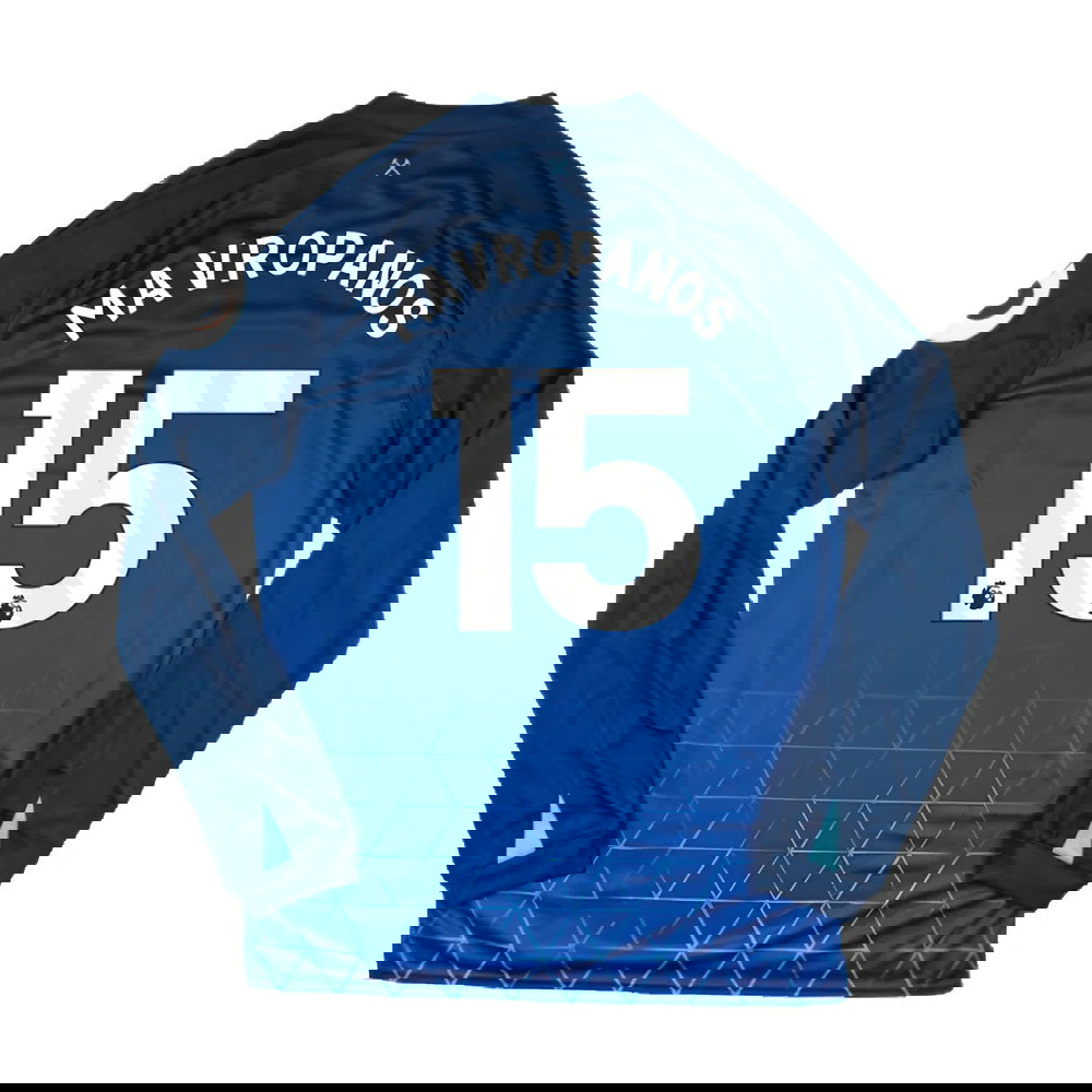 2023-2024 West Ham Long Sleeve Third Shirt (Mavropanos 15)