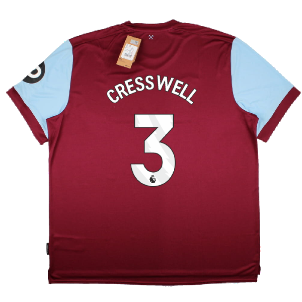 2023-2024 West Ham United Home Shirt (CRESSWELL 3)
