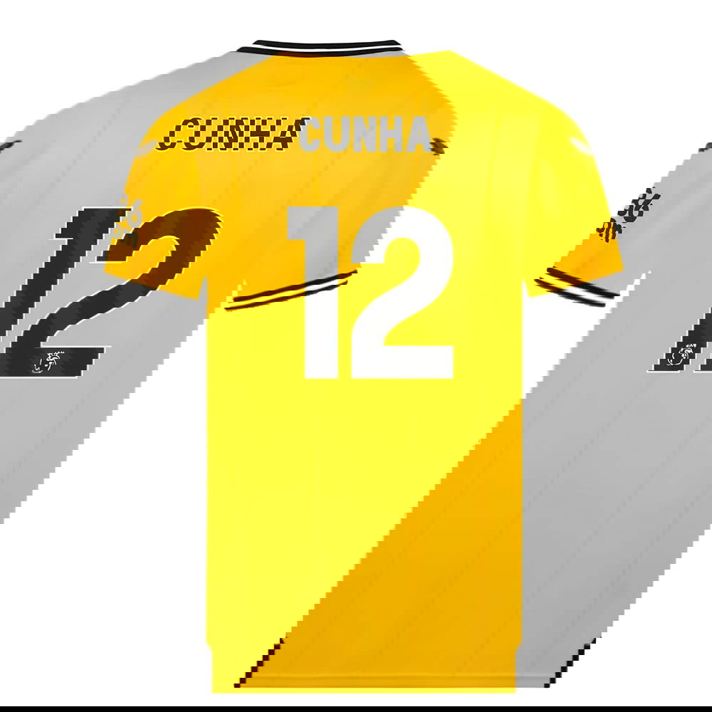 2023-2024 Wolves Home Shirt (CUNHA 12)