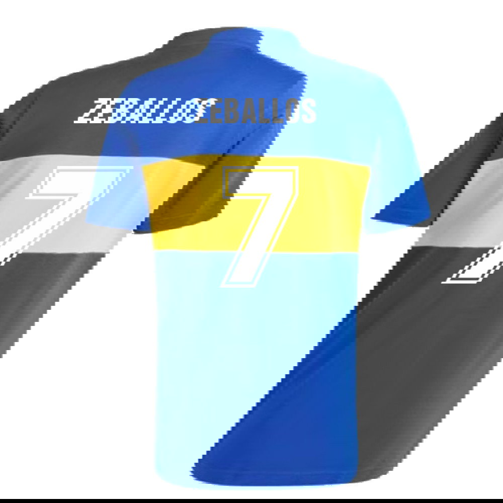 2023 Boca Juniors History Jersey (Zeballos 7)