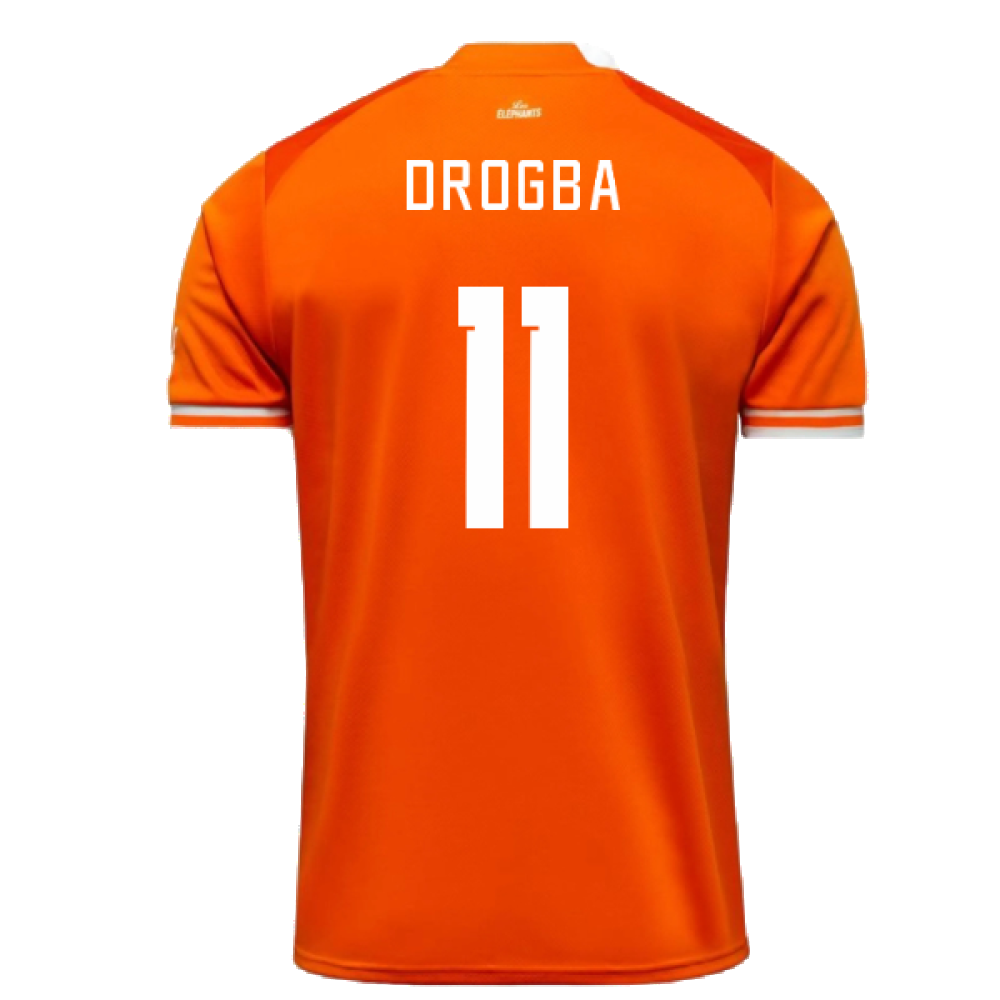2023 Ivory Coast Home AFCON Winner Shirt (Drogba 11)