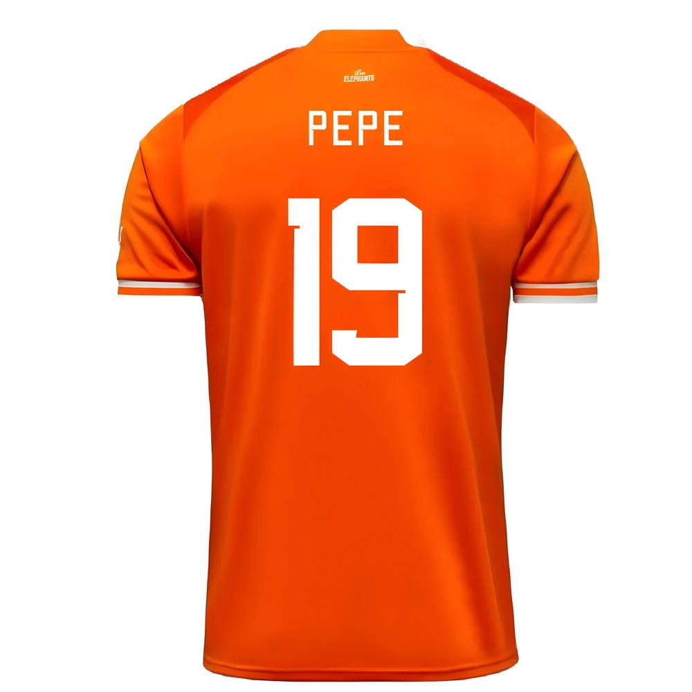 2023 Ivory Coast Home AFCON Winner Shirt (Pepe 19)