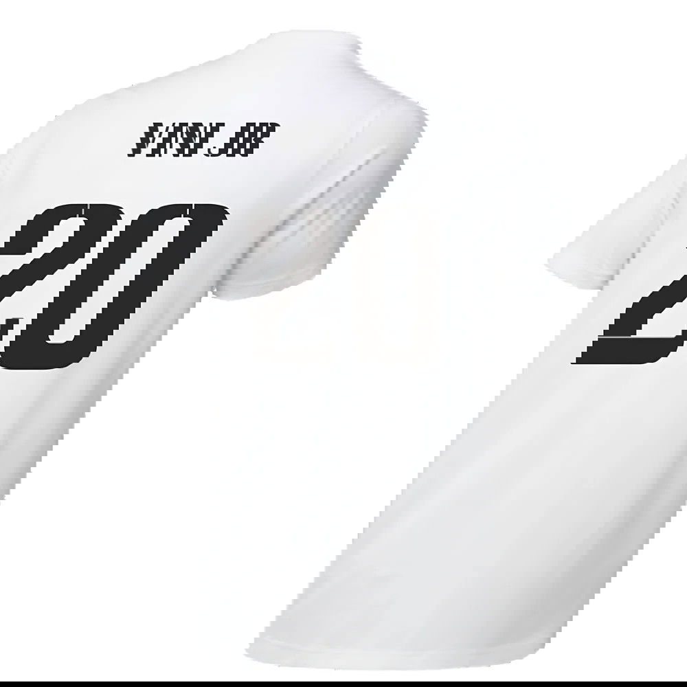 2023 Real Madrid Graphic Tee (White) (VINI JR 20)