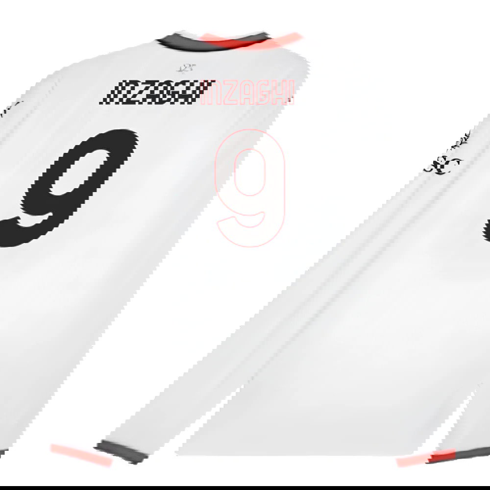 2024-2025 AC Milan Away Long Sleeve Shirt (Inzaghi 9)