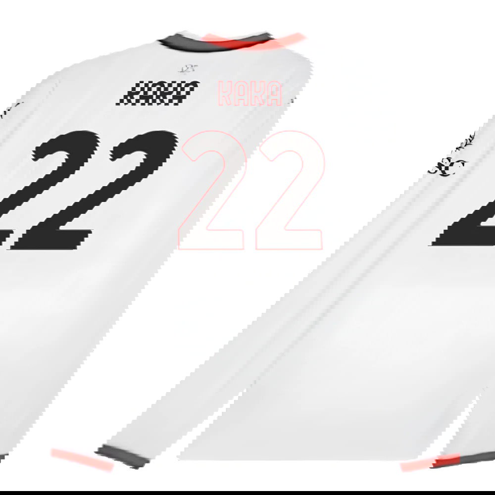2024-2025 AC Milan Away Long Sleeve Shirt (Kaka 22)