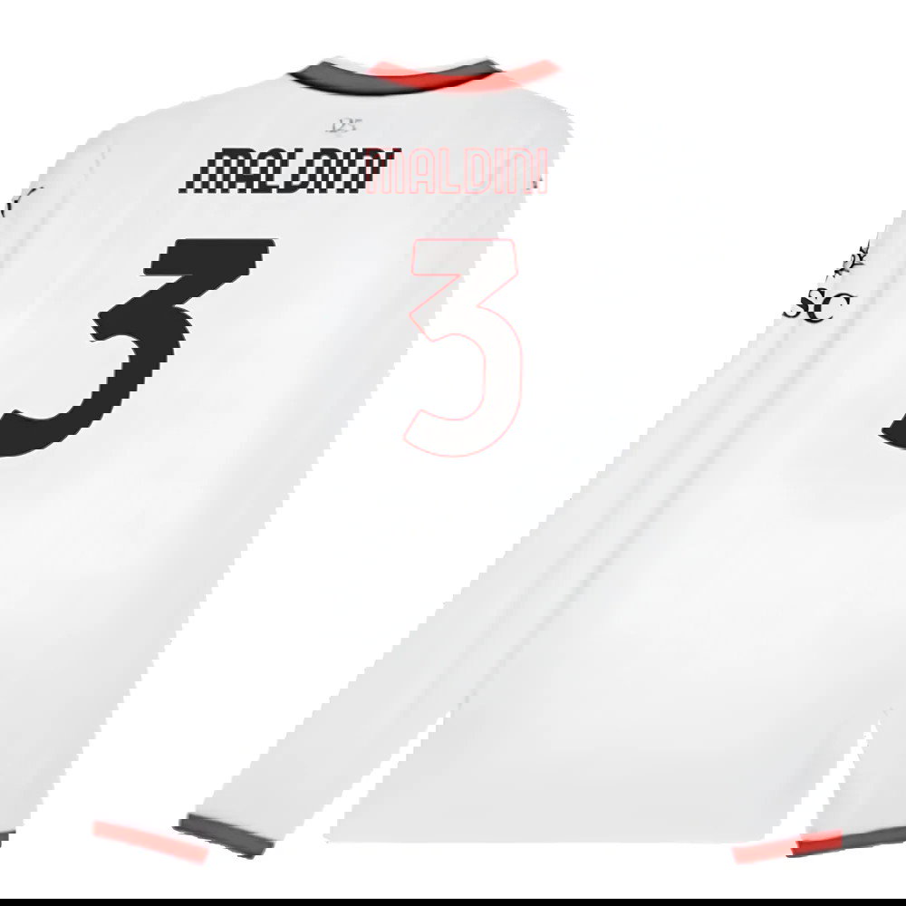 2024-2025 AC Milan Away Long Sleeve Shirt (Maldini 3)