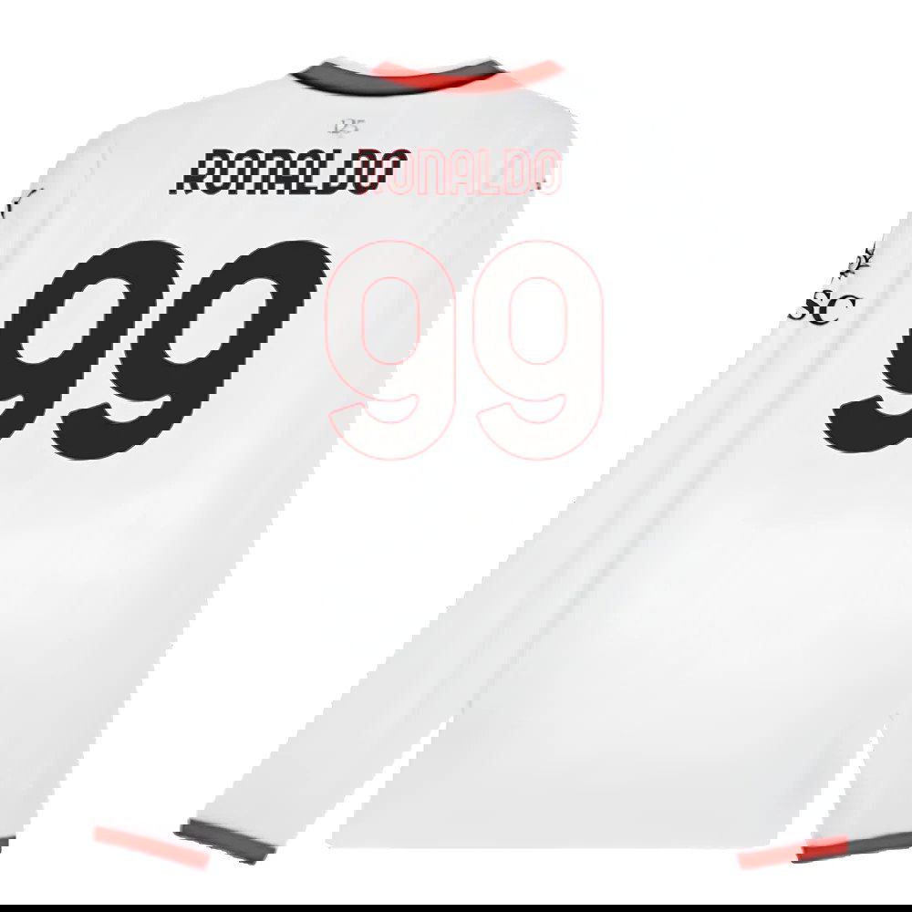 2024-2025 AC Milan Away Long Sleeve Shirt (Ronaldo 99)