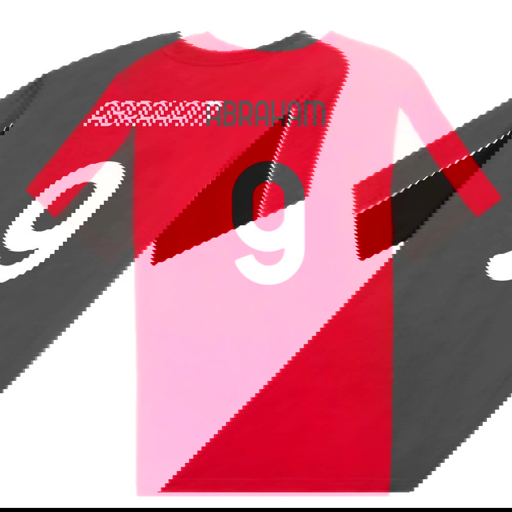 2024-2025 AC Milan FtblArchive Tee (Red) (Abraham 9)