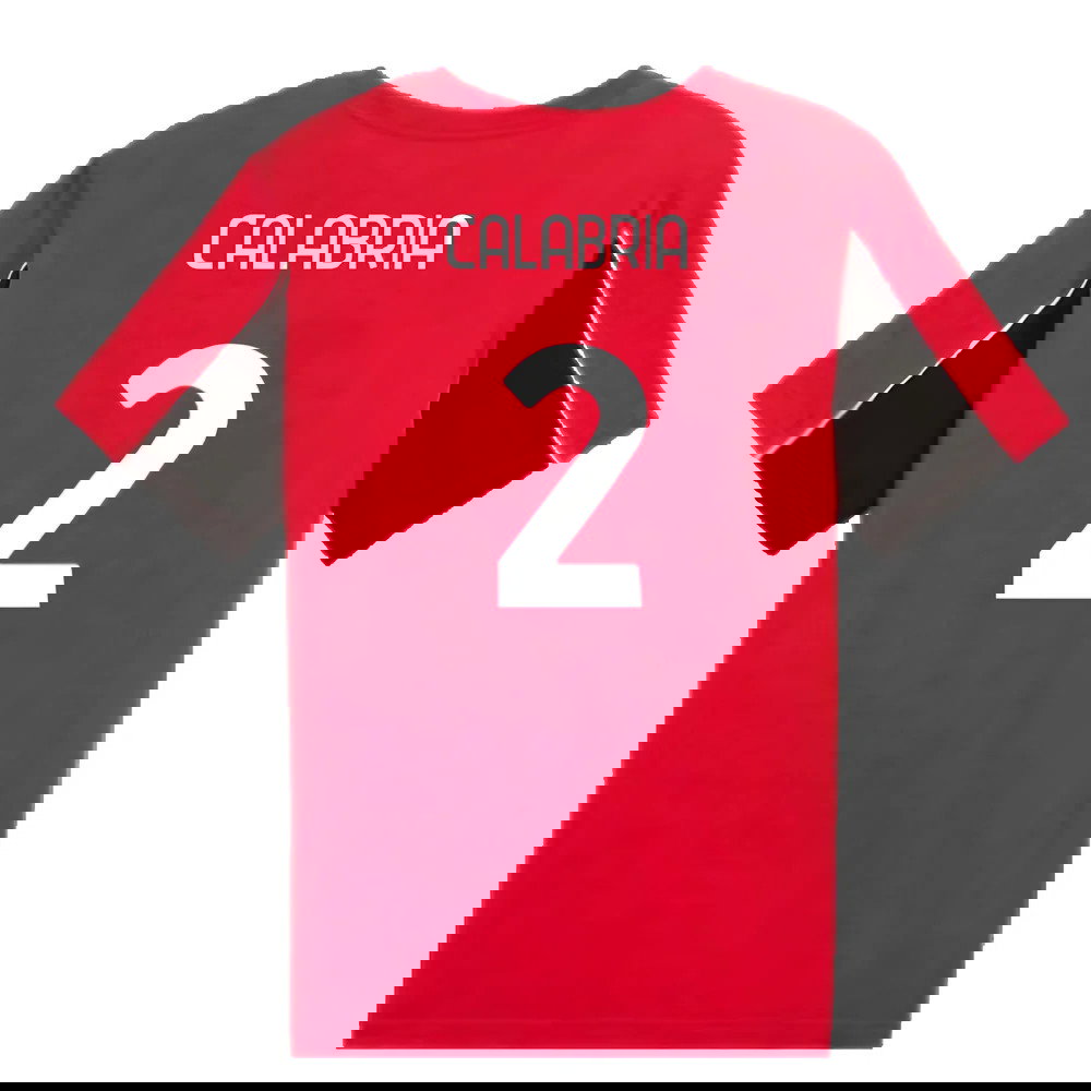 2024-2025 AC Milan FtblArchive Tee (Red) (Calabria 2)