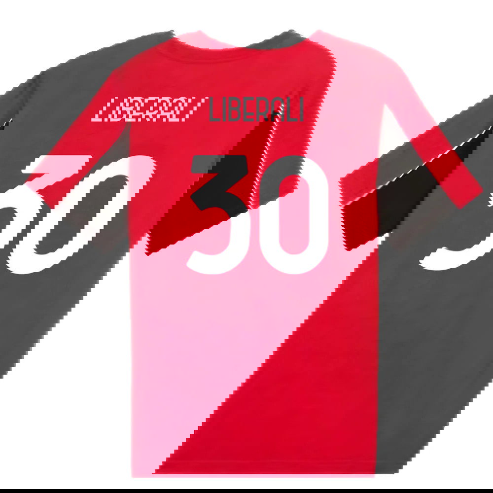 2024-2025 AC Milan FtblArchive Tee (Red) (Liberali 30)