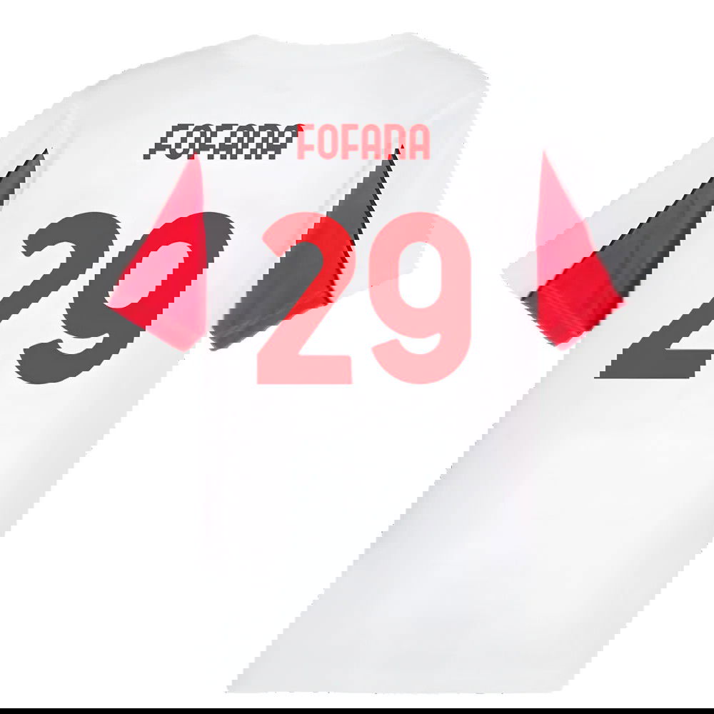 2024-2025 AC Milan FtblArchive Tee (White) (Fofana 29)