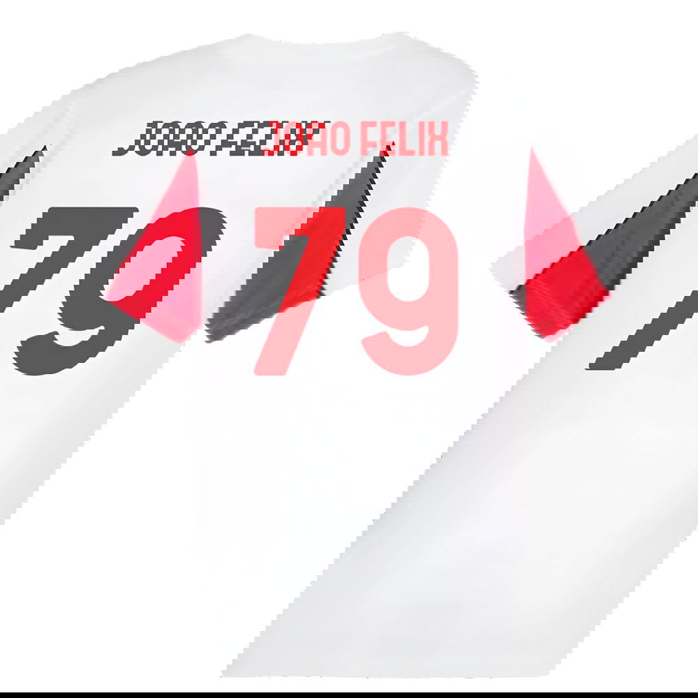 2024-2025 AC Milan FtblArchive Tee (White) (Joao Felix 79)