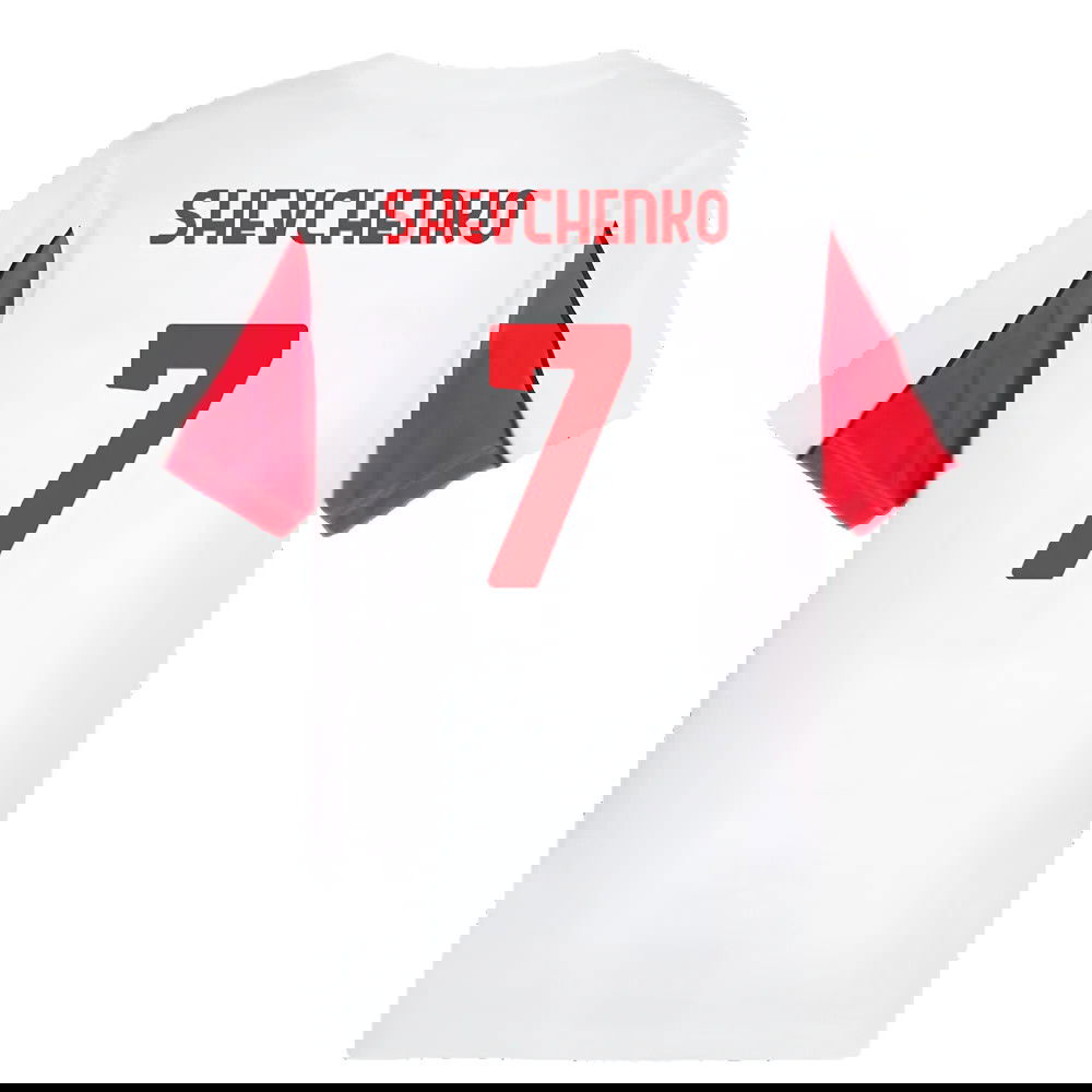 2024-2025 AC Milan FtblArchive Tee (White) (Shevchenko 7)