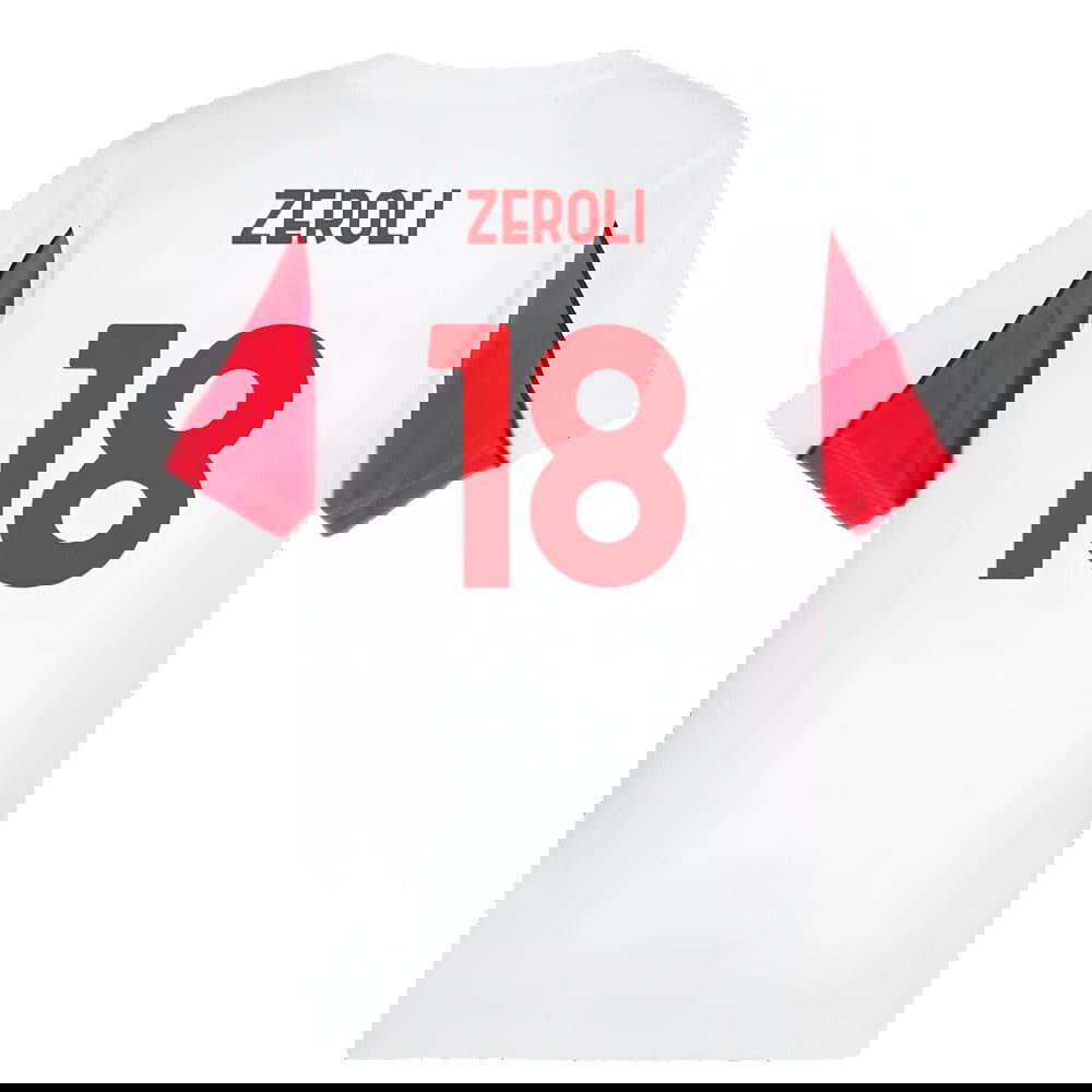 2024-2025 AC Milan FtblArchive Tee (White) (Zeroli 18)
