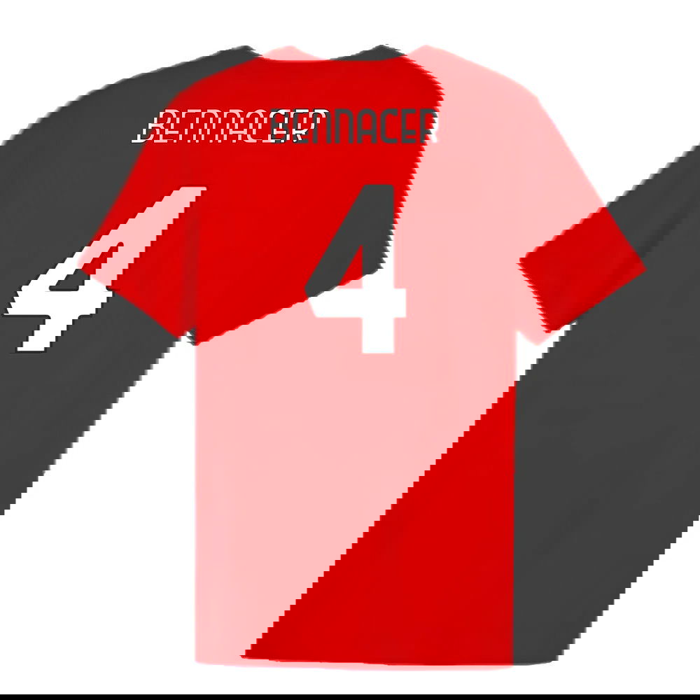2024-2025 AC Milan ftblCulture Tee (Red) (Bennacer 4)