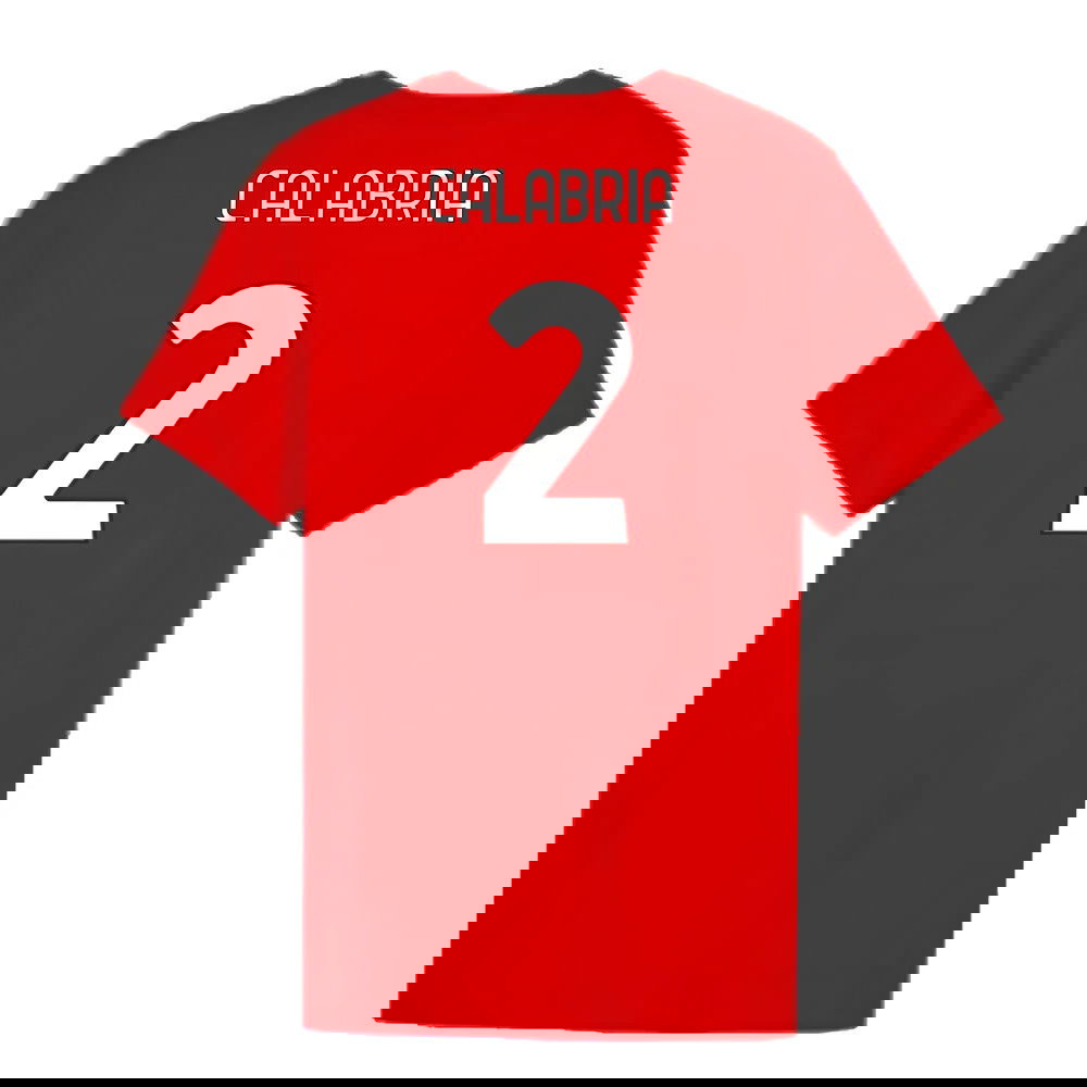 2024-2025 AC Milan ftblCulture Tee (Red) (Calabria 2)