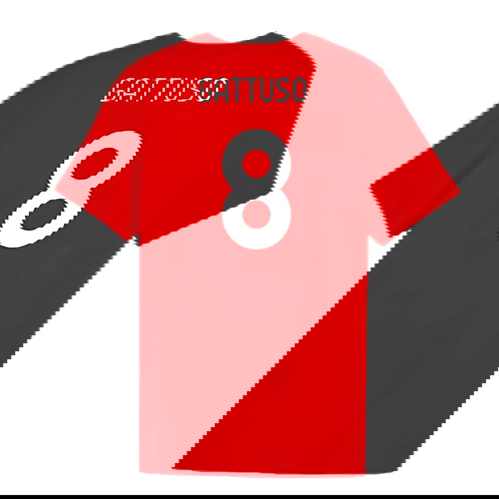 2024-2025 AC Milan ftblCulture Tee (Red) (Gattuso 8)