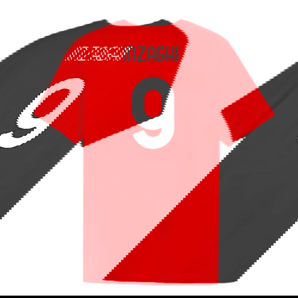 2024-2025 AC Milan ftblCulture Tee (Red) (Inzaghi 9)