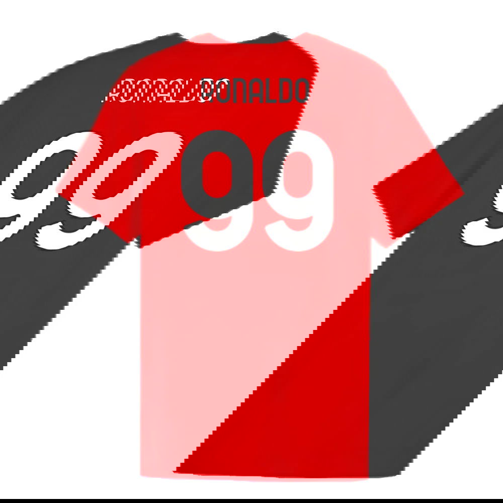 2024-2025 AC Milan ftblCulture Tee (Red) (Ronaldo 99)