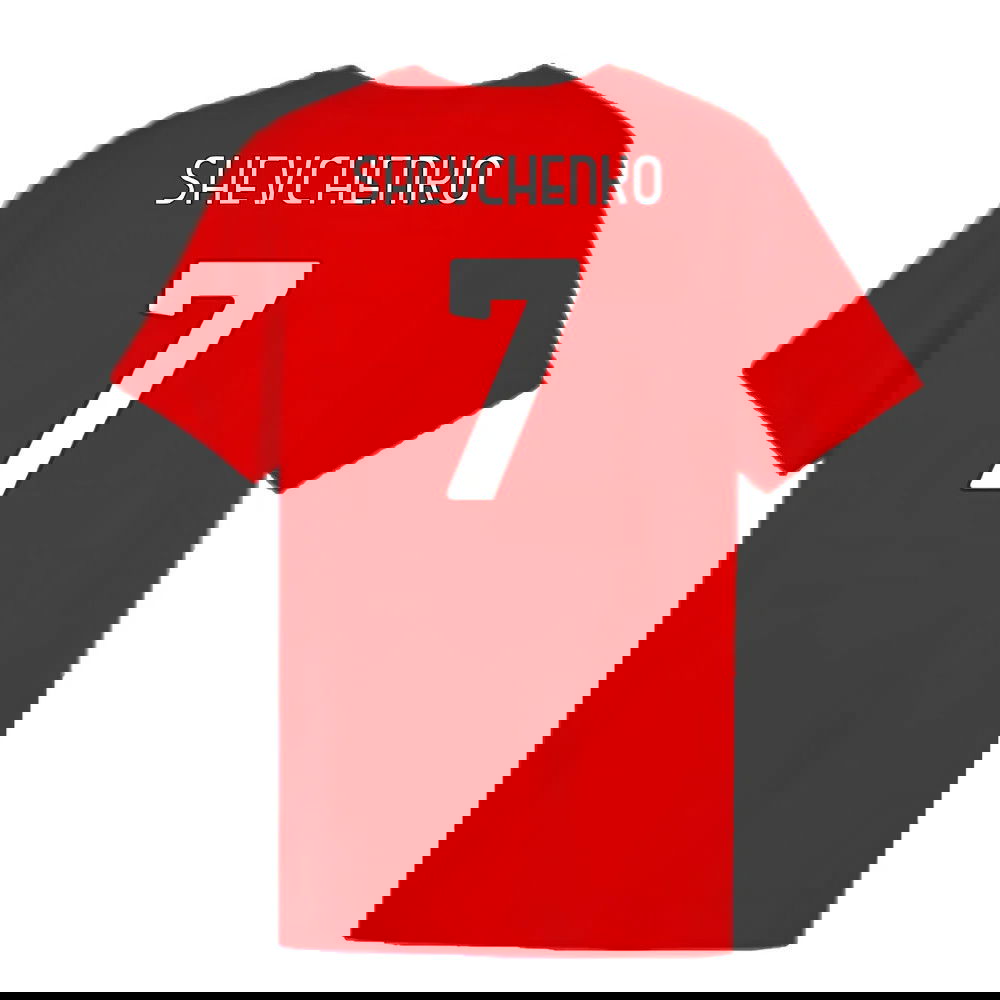 2024-2025 AC Milan ftblCulture Tee (Red) (Shevchenko 7)