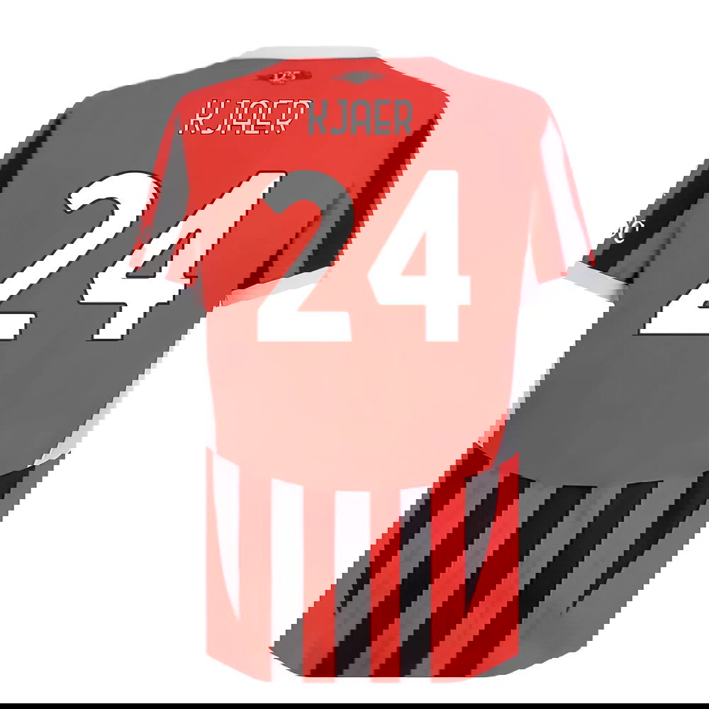 2024-2025 AC Milan Home Authentic Shirt (Kjaer 24)