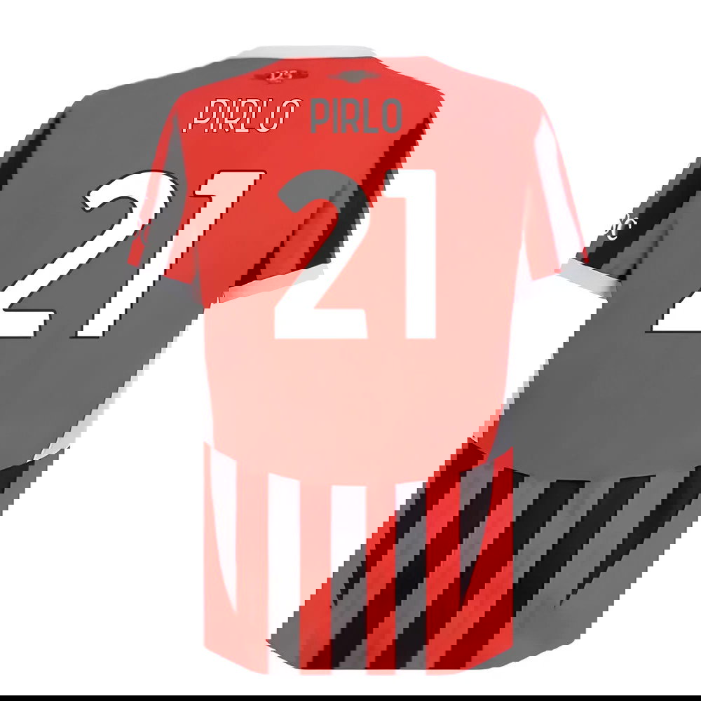 2024-2025 AC Milan Home Authentic Shirt (Pirlo 21)