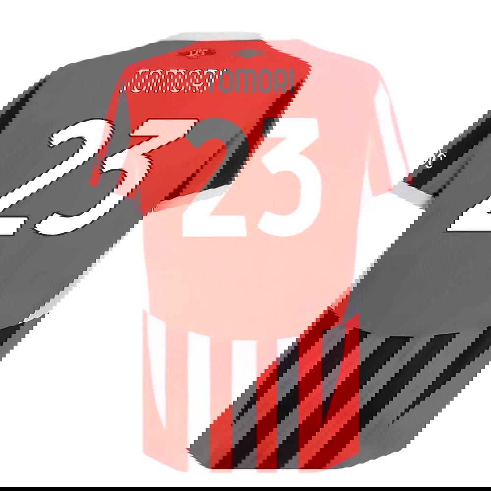 2024-2025 AC Milan Home Authentic Shirt (Tomori 23)