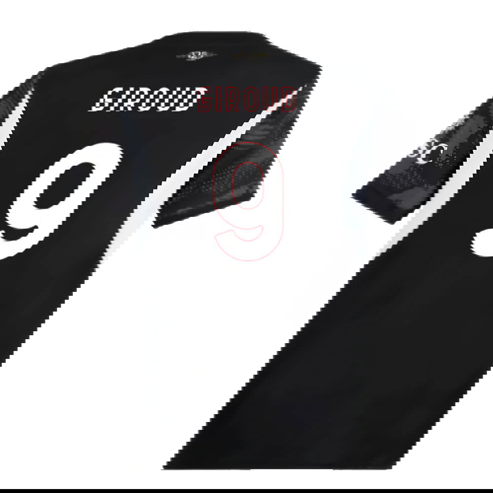 2024-2025 AC Milan Home Goalkeeper Shirt (Black) (GIROUD 9)