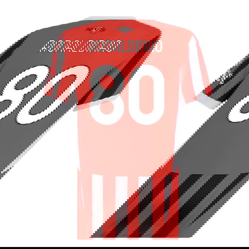 2024-2025 AC Milan Home Shirt (Womens) (Ronaldinho 80)