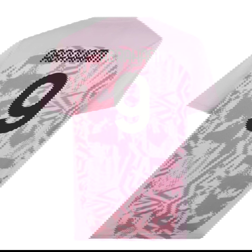 2024-2025 AC Milan Pre-Match Shirt (Grape) (Abraham 9)