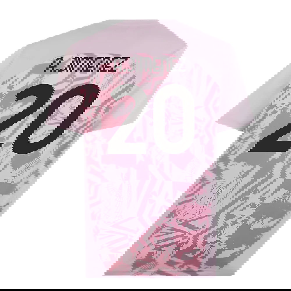 2024-2025 AC Milan Pre-Match Shirt (Grape) (A.Jimenez 20)