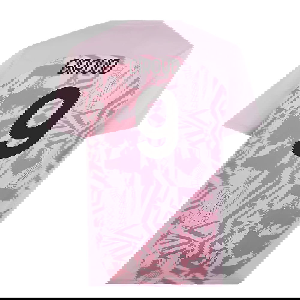 2024-2025 AC Milan Pre-Match Shirt (Grape) (Giroud 9)