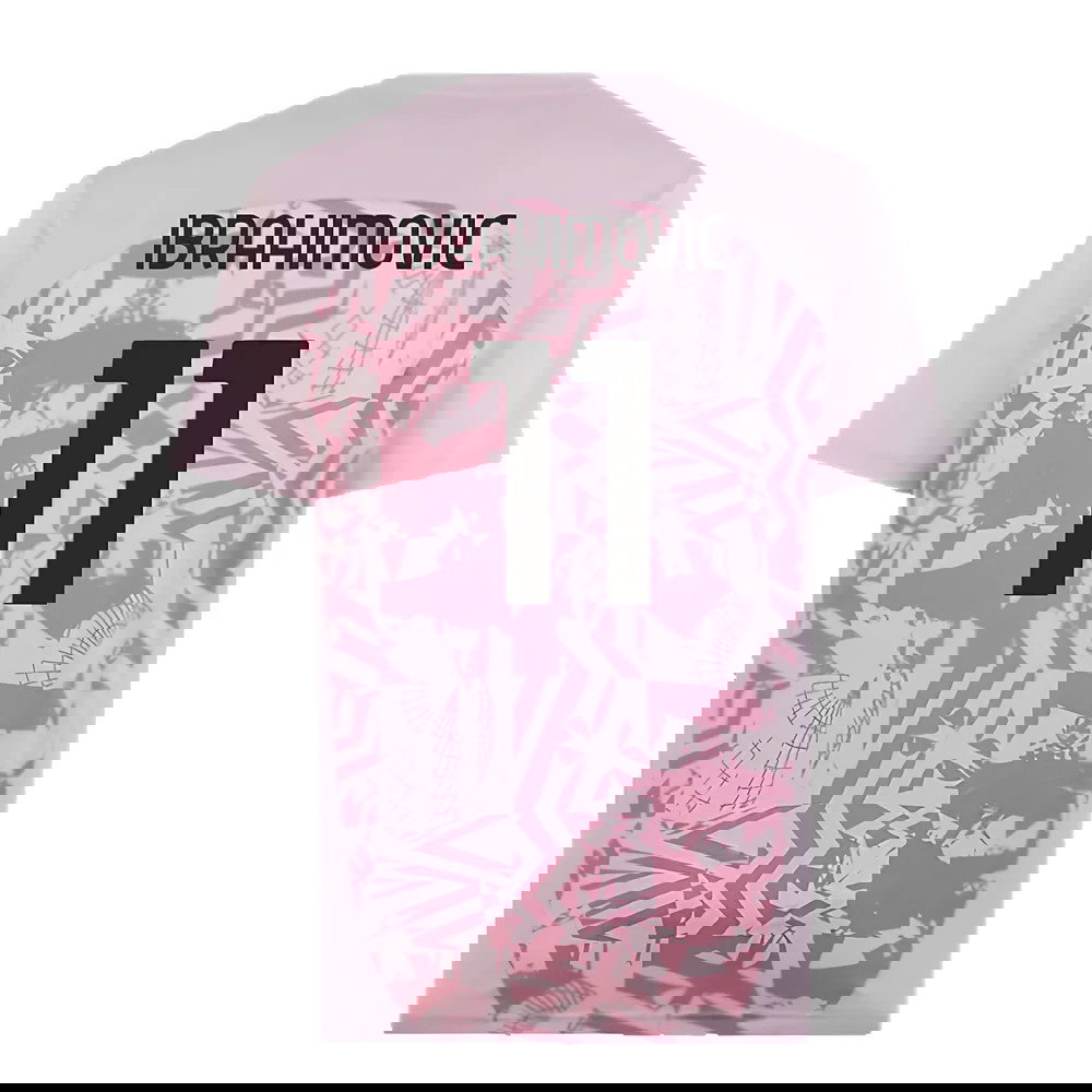 2024-2025 AC Milan Pre-Match Shirt (Grape) (Ibrahimovic 11)