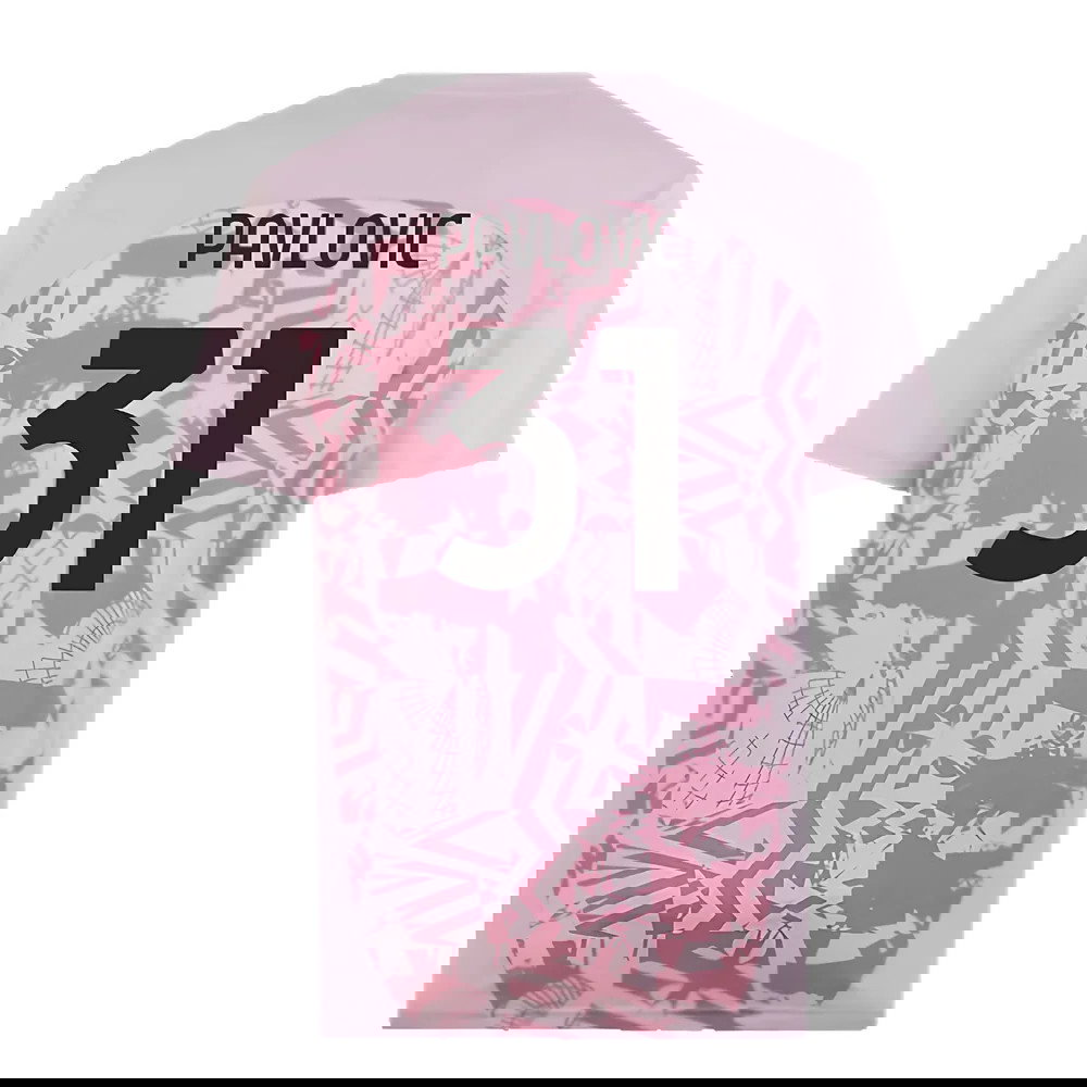 2024-2025 AC Milan Pre-Match Shirt (Grape) (Pavlovic 31)