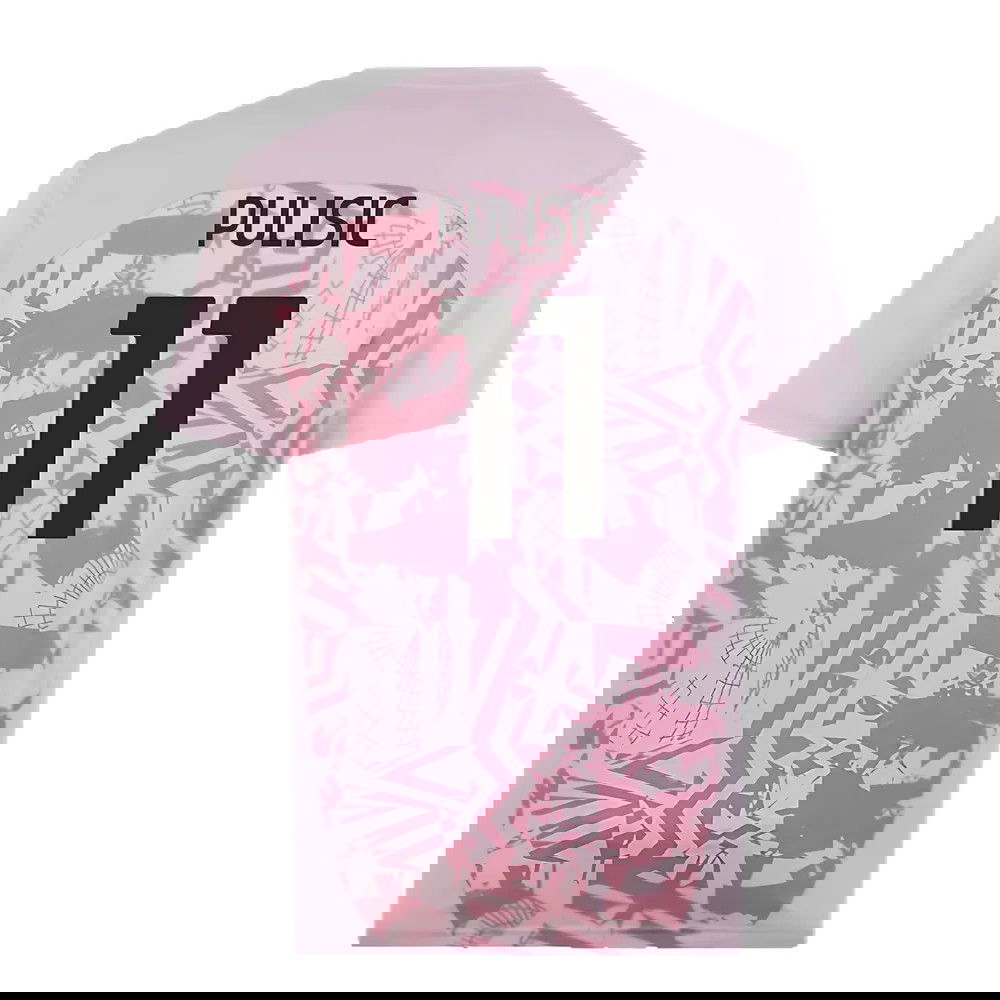 2024-2025 AC Milan Pre-Match Shirt (Grape) (Pulisic 11)