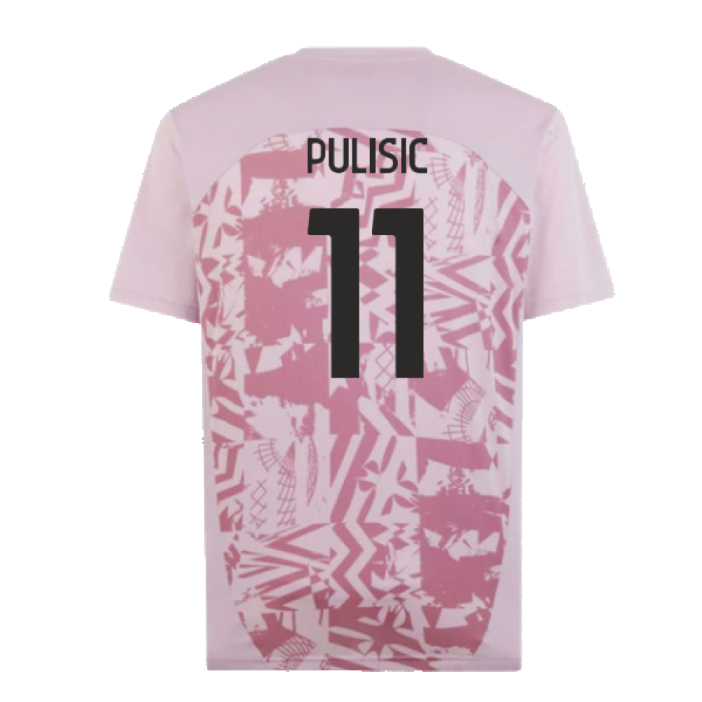 2024-2025 AC Milan Pre-Match Shirt (Grape) (Pulisic 11)