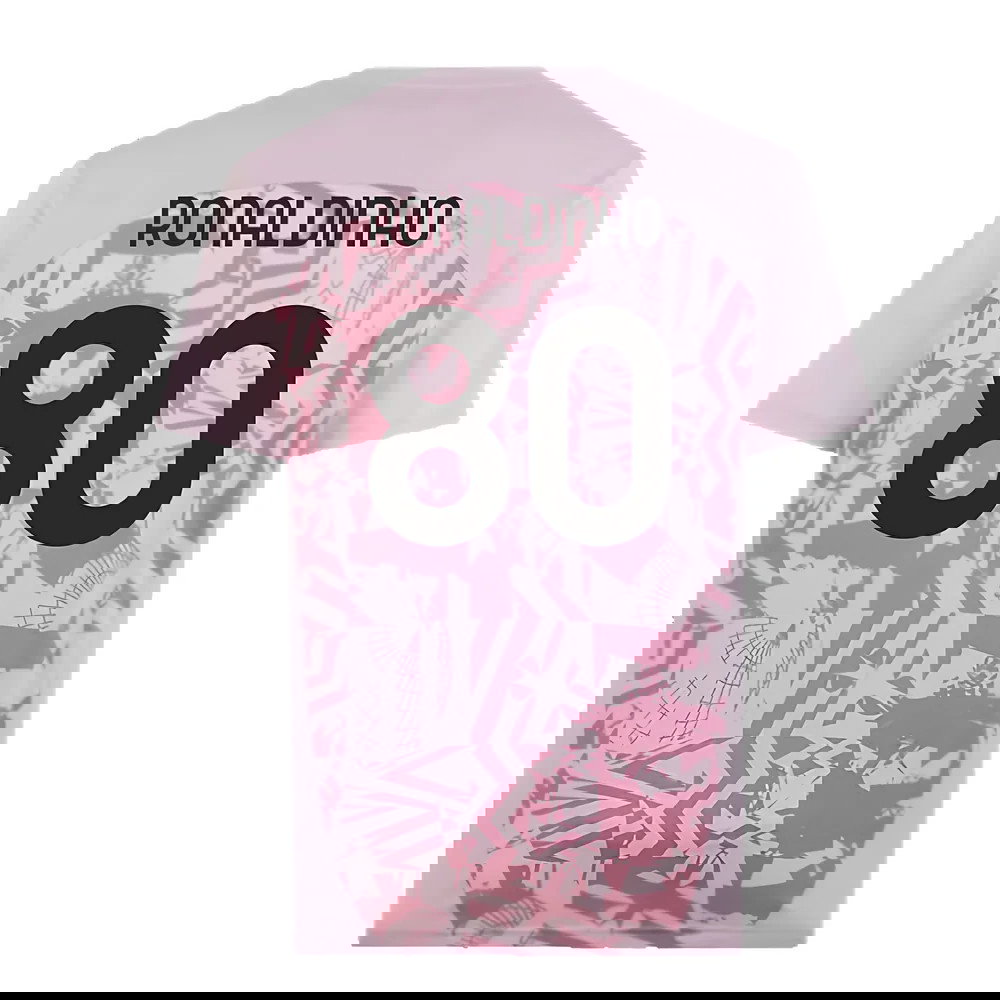 2024-2025 AC Milan Pre-Match Shirt (Grape) (Ronaldinho 80)